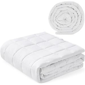 Autsel Coperta Ponderata 135x200cm 9kg - Weighted Blanket Coperta Pesante Antistress - Coperta Ponderata Matrimoniale per un Aonno Profondo - 100% Cotone - Perle di Vetro Ipoallergeniche