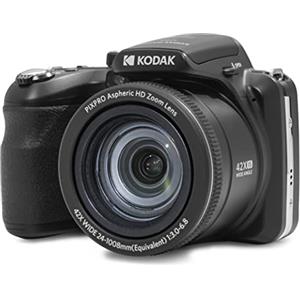 KODAK Pixpro Astro Zoom AZ425 - Fotocamera Digitale Bridge, Zoom Ottico 42X, Obiettivo Grandangolare 24 mm, 20 Megapixel, LCD 3, Video Full HD 1080p, Batteria Li-ion - Nero