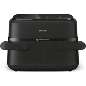 Philips Friggitrice ad aria PHILIPS XXL NA351/00 - Capacit? 7,1 l - Doppia vasca - 6 programmi preimpostati - 2450 W