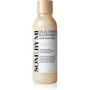 SOME BY MI Galactomyces Glutathione Glow Milky Toner 200 ml - Tonico Viso Idratante e Illuminante con Glutathione e Vitamina C