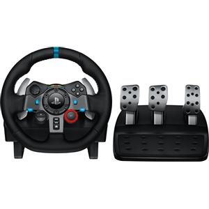 Logitech G Volante Logitech G G29 Driving Force - Pedali Regolabili, Ritorno di Forza Reale, Volante in Pelle, PS5, PS4, P...