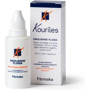 Abiogen Kouriles Emulsione Fluida 30 ml - Lenitiva per Dermatiti e Pelle Sensibile