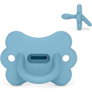 Suavinex Succhietto Silicone Butterfly 6-18 mesi - Tettarella Fisiologica SX Pro, Scudo a Forma di Farfalla