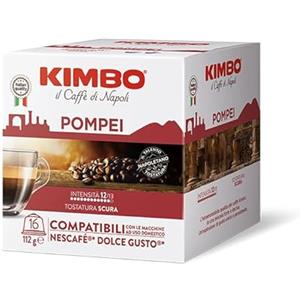 Kimbo 96 CAPSULE KIMBO MISCELA POMPEI (EX NAPOLI) COMPATIBILE CON NESCAFÈ DOLCE GUSTO