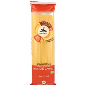 Alce Nero 4 x 500gr ALCE NERO PASTA BIOLOGICA ITALIANA DI SEMOLA GRANO SENATORE CAPPELLI (SPAGHETTONI)