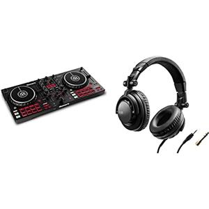 Numark Mixtrack Pro FX - Console DJ a 2 decks per Serato DJ con mixer DJ, scheda audio integrata, jog wheel capacitive e palette FX & Hercules HDP DJ45 - Professional DJ Headphones