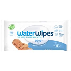 WaterWipes Bio - Salviette umidificate per neonati, 60 pezzi, 99,9% acqua e estratto di frutta