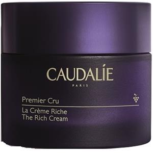 Caudalie Premier Cru La Crema Ricca Anti-Età 50 ml - Trattamento con Tecnologia TET8™ per Rughe, Tonicità e Nutrimento