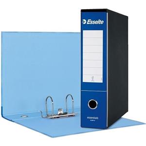 Esselte G75 Registratore Blu 23x33 cm con Dorso da 8 cm e Meccanismo a Leva