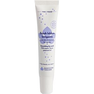 Biofficina Toscana Scrub Labbra Levigante 15 ml - Esfoliante Naturale con Olio di Vinaccioli e Miele