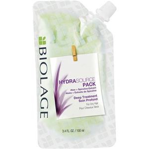 Biolage HydraSource Deep Treatment 100ml - Maschera Idratante Professionale per Capelli Secchi e Crespi