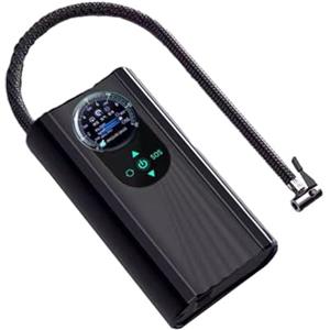 Ioensy Gonfiatore per pneumatici Compressore d'aria portatile Accessori auto portatili Pompa per pneumatici multiuso Compressore d'aria elettrico per bici, auto