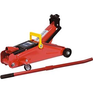 FERM Cric sollevatore idraulico a carrello. Massima capacità 2000kg. Max altezza 356mm. Include custodia