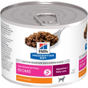 Hill's Prescription Diet Gastrointestinal Biome - Alimento Umido per Cani con Pollo, 200 g, per Salute Digestiva