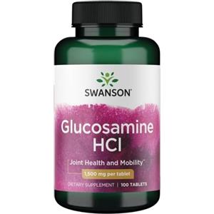 Swanson Glucosamine HCl, 1500mg - 100 tablets