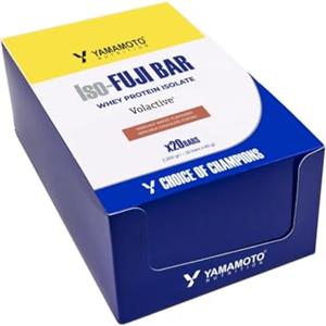 Yamamoto Nutrition Iso-Fuji BAR, Barretta Multistrato con 13 g di Proteine Arricchita con Proteine Isolate Volactive, Gusto Wafer alla Nocciola