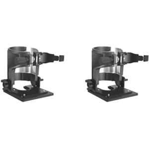 Feriuzymix Set di 2 basi per decespugliatore ad alta resistenza per rifiniture elettriche da 65 mm, copertura antipolvere tipo inclinato 9,5 x 9 cm