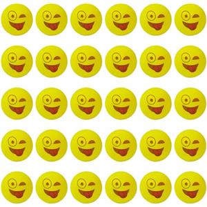 Regerly Palline da Ping Pong, 30 Pezzi Plasticatennis da Tavolo Emoji 40 Mm Ping Pong Table Tennis Balls Colori Misti Per Attività Scolastiche Decorazioni Animali Domestici