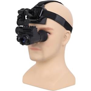 NGBFF Visore Notturno, NVG10 for visione notturna Occhiali 1920x1080p Verde Testa tattica Visione notturna Monoculare IP66 Dispositivo for visione notturna da caccia,per birdwatching, sport all'aria aperta