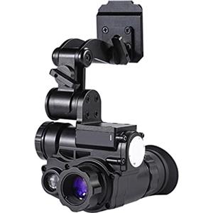 NGBFF Visore Notturno, Occhiali for la visione notturna a infrarossi HD montati sulla testa 6X Black&White/Green Imaging Switch Night Viewer Monoculare for caccia tattica,per birdwatching, sport al