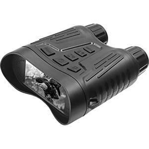 NGBFF Visore Notturno, NV8000 Occhiali for la visione notturna 3D IR 1080p HD a infrarossi NV Binoculare Naked Eye Digital 3D Helmet Oculare Head Mount Darkness,per birdwatching, sport all'aria aperta, via