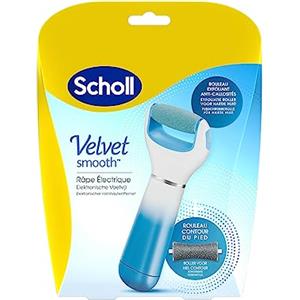 Dr. Scholl's Scholl Velvet Smooth Roll Pedicure Elettrico Professionale per Pelle Secca, con Minerali Marini