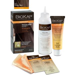 Biokap Nutricolor Tinta 5.0 Castano Chiaro - Colorazione Naturale e Nutriente per Capelli