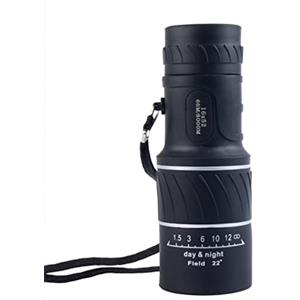 NGBFF Visore Notturno, 16X52 Monocolo ad alta definizione Telescopio Fotocamera for telefono cellulare Clip HD Visione notturna a bassa luminosità Occhiali Binocolo da esterno,per birdwatching, sport all'a