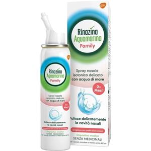 HALEON RINAZINA AQUAMARINA Spray Nasale Isotonico 100ml - Pulizia Delicata delle Cavità Nasali