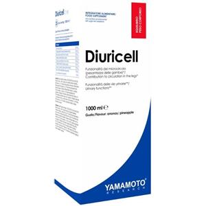 Yamamoto Research Diuricell 1L - Integratore Drenante al Gusto Ananas con Bromelina e Estratti Vegetali