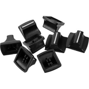 JOINPAYA 8 Pezzi Tappi Scorrevoli per Mixer Dj, Manopole di Ricambio per Fader Console, Cappucci Plastica 4mm per Controllo Audio Professionale, Compatti per Pannelli e Controller Dj