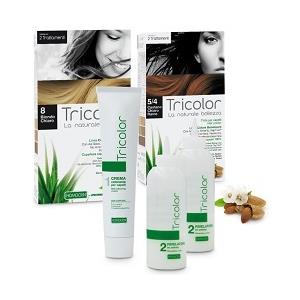 Specchiasol Tricolor Crema Colorante 5,4 Castano Chiaro Rame - Protezione e Luminosità senza Ammoniaca