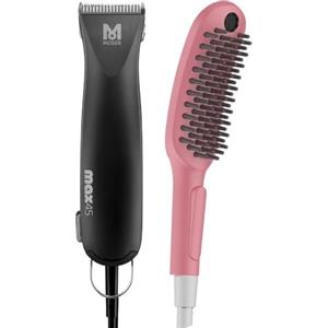 Wahl Moser Max 45 & DogShower - Tosatrice per Cani di Grossa Taglia e Manico per Doccia - Kit di Cura per Animali Domestici, Rosa