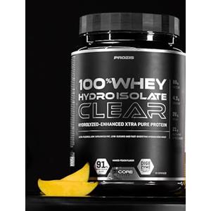 Prozis Xcore Series 100% Whey Hydro Isolate Zero Clear 700 gr - proteine idrolizzate ed isolate, zero carboidrati, Senza Lattosio (700 grammi, frutti misti)