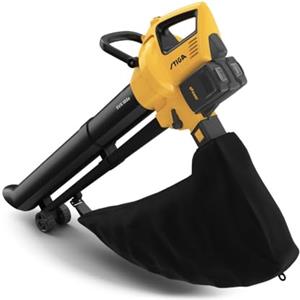 Stiga SVS 100e 3in1 Soffiatore-Aspiratore Foglie, Trituratore, con 2x20V Ah, Batteria e Caricatore