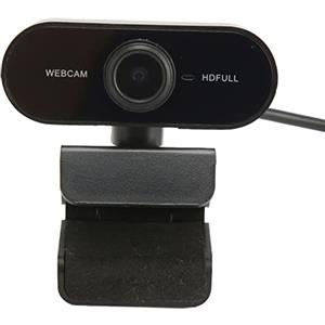 Shanrya Webcam, Microfono Incorporato 1080P HD 90 Gradi Grandangolari Sensore CMOS per Fotocamera USB Multifunzione per lo Streaming per PC per TV