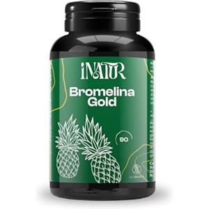 iNATUR Bromelina Forte Drenante Bromelina Drenante Alto Dosaggo 5000 Gdu con Curcuma Azione Detox Naturale Drenante Forte Veloce 90 Compresse Made In Italy