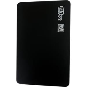 Générique Hard disk esterno portatile da 500 GB ultra sottile da 2,5 pollici USB 3.0 Storage SSD, HDD per PC, Mac, desktop, laptop, compatibile con Xbox, Wii U, PS4 (nero)