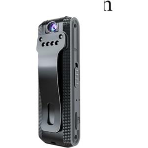 BINGNU Mini Body Camera, Body Cam, MD30 HD 1080P Mini telecamera Visione notturna a infrarossi Portatile Piccolo videoregistratore digitale BodyCam della polizia Videocamera in miniatura per sicurezza, riuni