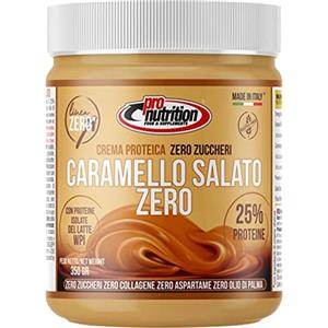 Pro Nutrition & Fitness ProNutrition Caramello Salato Zero - Crema Proteica Spalmabile al Caramello Salato - Ad Alto Contenuto di Proteine - 350 gr