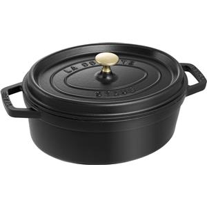Staub La Cocotte Cocotte ovale - 29 cm, Nera