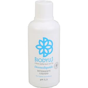 EGIDNA BIODYLÚ Dermoliquido Detergente Liquido pH 5,5 - 500 ml, per cute secca e disidratata con Aloe Vera, Fiordaliso e Salvia