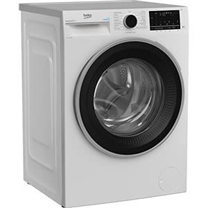 Beko - BWUS374S - Lavatrice Slim 7kg, Classe A, 1400giri, motore inverter, Display Touch, Vapore SteamCure™, cassetto detersivo autopulente, Bluetooth, Dimensioni AxLxP: 84x60x45