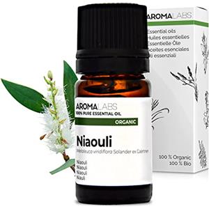 Aroma Labs - Niaouli BIO - Olio Essenziale Chemiotipizato e Certificato AB - 5 mL