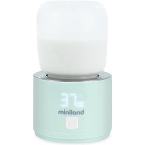 Miniland - Scaldabagno portatile Warmy On the Go, leggero e compatto, con adattatori per biberon