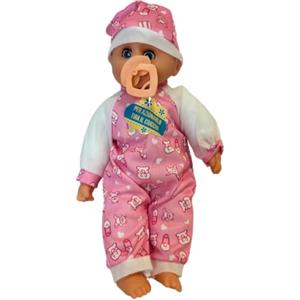 Generic Bambola Parlante Bambolotto Ride Piange Chiama Mamma Papa' Colori Assortiti Colore Casuale Emette Suoni Come Un Vero Bimbo Piange Ride Parla Bambolotti Soffice con Ciuccio Bambolotto Morbido con Voce