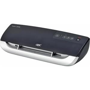 GBC Laminatrice A3 Fusion 3000L per casa e ufficio, tempo di riscaldamento di 1 minuto, impostazioni caldo e freddo, macchina di laminazione A3, nera, 4400749