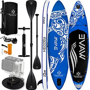 KESSER® Tavola SUP Gonfiabile Set Tavola Stand Up Paddle Tavola da Surf Premium Sport Acquatici | 6 Pollici di Spessore | Accessori Completi | 130 kg