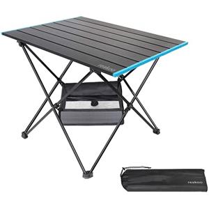 reakoo Tavolo Campeggio Portatile In alluminio, Tavolo de Campeggio Pieghevole ultraleggero compatto con borsa, Tavolo da Giardino, Tavolo da Esterno per Spiaggia, Barbecue, Picnic, Viaggi