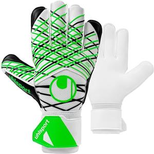 uhlsport Classic Soft Advanced guanti da portiere da calcio per bambini e uomini, guanti da portiere, guanti da calcio con fissaggio al polso - tessuto traspirante